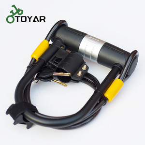 Serrure en <span class=keywords><strong>U</strong></span> de vélo robuste <span class=keywords><strong>avec</strong></span> câble en acier <span class=keywords><strong>avec</strong></span> support de montage pour serrures de vélo pliant électrique de montagne de route - Product Image 2