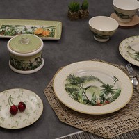 Vente en gros Nouveau design de boîte hermétique en céramique nordique pour la cuisine Stockage en porcelaine Biscuit Pot à thé en grains de café avec couvercle