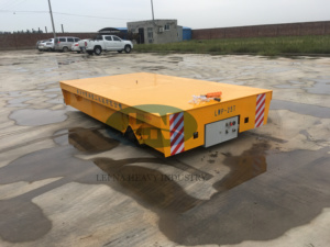 Nuevo Carro de Transferencia Motorizado de Acero con Control PLC y Alimentación por Batería con Rodamientos de Bolas para el Transporte de Piezas Grandes - Product Image 3