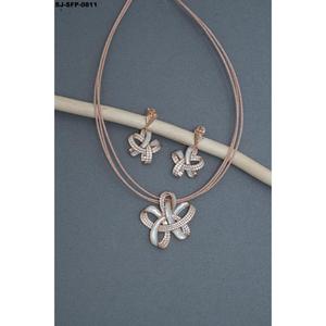 Necklace and earrings <b>Set</b> In bulk price designer Wholesale Collection Price Beautiful design Best High Quality - Product Image 1