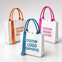 Sac fourre-tout en toile de coton imprimé créatif avec logo personnalisé, promotionnel, écologique, réutilisable, durable, de qualité supérieure, avec poignée d'épaule, en gros