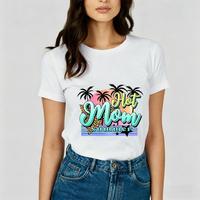 Vente en gros de motifs d'impression par transfert thermique pour l'été, motif DTF pour t-shirts