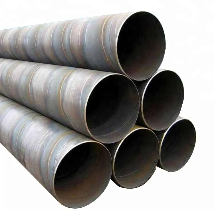 Tubo Soldado en espiral de acero al carbono, ASTM A36, 1000mm, LSAW SSAW, diámetro grande, API5L, 5CT, para aceite y gas
