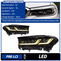 Luces para Auto BMW G30, Faros LED con Proyector, Lente M5 F90, DRL, Lámpara Delantera 530i 535i, Faros LED DRL, Accesorios Automotrices