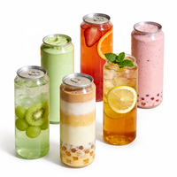 Boîtes en plastique PET personnalisées avec logo imprimé, 55 styles, couvercle à languette de 55 mm pour soda, café, dessert, commande en gros