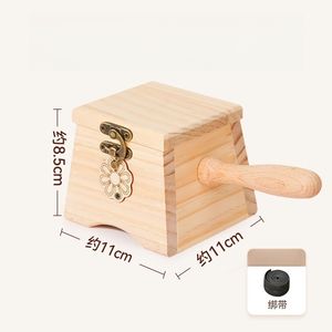 1 सुई ठोस लकड़ी मोक्सीबुशन बॉक्स पोर्टेबल हैंडहेल्ड डिजाइन होम ऑफिस पर एक्यूपॉइंट थेरेपी के लिए सुरक्षित - Product Image 1