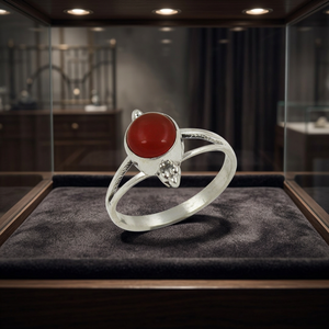 Best Seller Trendy Handcrafted AAA Quality 925 <b>Silver</b> <b>Adjustable</b> Ethnic <b>Ring</b> Bezel Setting Natural Carnelian Gemstone Partywear - Product Image 2