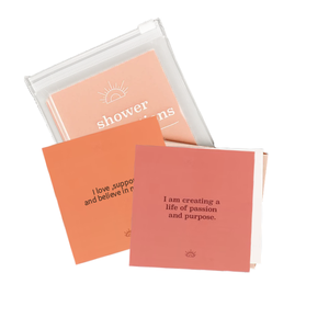 Mazzo <span class=keywords><strong>di</strong></span> <span class=keywords><strong>carte</strong></span> <span class=keywords><strong>di</strong></span> affermazione della doccia positiva con stampa personalizzata <span class=keywords><strong>di</strong></span> fabbrica - Product Image 1