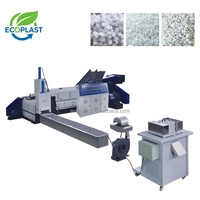 Machine de granulation de film plastique à double étage refroidie par eau de grande capacité