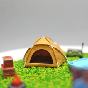 IOTA 1:64 escala 3D impreso tienda de campaña modelo juguete personalizado Mini figura nueva condición hecha resina ABS plástico militar estilo de dibujos animados - Product Image 2