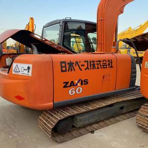 HITACHI รถขุดตีนตะขาบ Zx60มือสองได้รับการรับรอง EPA and CE Zx60เครื่องยนต์ดั้งเดิมประสิทธิภาพสูง - Product Image 1