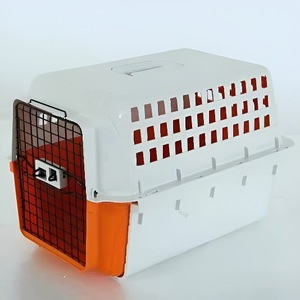 पालतू वायु मामले पर्यावरण के अनुकूल प्लास्टिक ठोस क्षैतिज स्लाइडिंग पोर्टेबल कुत्ते पिंजरे 10 किलोग्राम कार-माउंटेड यूनिवर्सल सूटकेस - Product Image 3