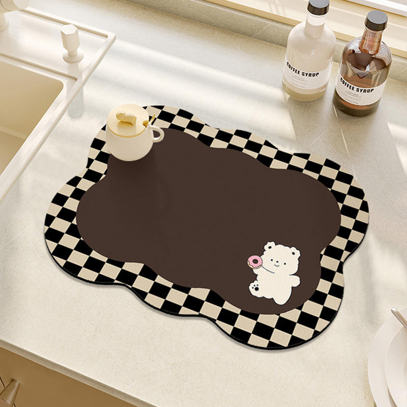 Oso de tablero de ajedrez de donut