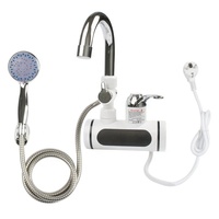 Robinet Mitigeur Électrique Instantané Sans Réservoir 220V pour Évier de Cuisine, Chauffe-Eau Instantané Latéral Rapide