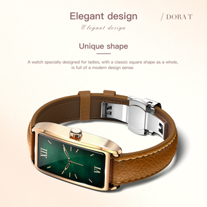 Dora T Lady <b>Smart</b> Sport <b>Bracelet</b> with Heart Rate Monitor Call Reminder IP68 Waterproof Leather Band - Product Image 4