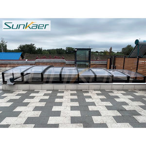 Toit en polycarbonate de toit solide et stable pour patio enceinte de toit toit rétractable toit véranda pc couvertures de terrasse - Product Image 3