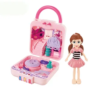 Costume Toy Set Plastic Dress Up Mini Makeup Toy For Girl Toys For Children