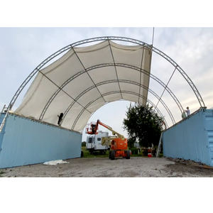 Abri-conteneurs, garages, entrepôts, tentes dôme en acier galvanisé à installation facile, vente directe usine. - Product Image 4