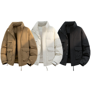 2025 Nueva chaqueta de invierno acolchada de algodón chaqueta acolchada con capucha gruesa para hombres - Product Image 1