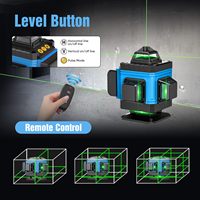 Niveau laser auto-nivelant vert 360° °   Kit de niveau laser 16 lignes, auto-calibrable, OEM, CE, pour les entrepreneurs en rénovation résidentielle