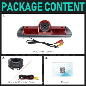 Cámara de Luz de Freno de Posición Alta para Benz Sprinter RV con Visión Nocturna Ultra HD e Imagen de Marcha Atrás - Product Image 3