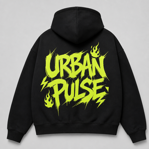 Sudadera con capucha extragrande personalizada con cremallera, 100% algodón, gruesa, para invierno, con cremallera en contraste, estampado gráfico, estilo urbano holgado, unisex, ODM - Product Image 3