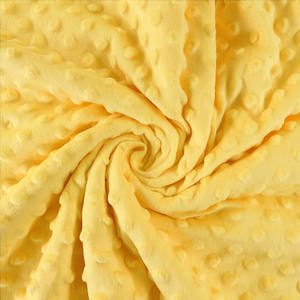 Nieuwe Aankomst 100% Polyester Stof Effen Kleur Spandex Minky Dot Speciale Tuin Voor Baby Deken - Product Image 2