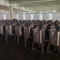 Ligne de production de lait pasteurisé à vitesse réglable, machine de pasteurisation du lait de chèvre, pasteurisation du lait, cuve de fermentation du yaourt