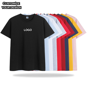 Camiseta al por mayor 100% algodón logotipo personalizado camiseta de hombre liso Casual prensa de calor impresora para <span class=keywords><strong>H</strong></span> logotipo estampado en blanco camiseta para hombres - Product Image 3