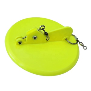 Jaune 124mm disque de pêche à la traîne plongeur profond <span class=keywords><strong>Paravan</strong></span> Downrigger raboteuse - Product Image 4