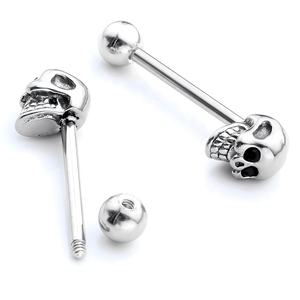 Anneaux <span class=keywords><strong>de</strong></span> <span class=keywords><strong>langue</strong></span> en forme <span class=keywords><strong>de</strong></span> crâne en cristal d'acier inoxydable Anneaux <span class=keywords><strong>de</strong></span> <span class=keywords><strong>langue</strong></span> <span class=keywords><strong>de</strong></span> <span class=keywords><strong>piercing</strong></span> <span class=keywords><strong>de</strong></span> tête <span class=keywords><strong>de</strong></span> <span class=keywords><strong>mort</strong></span> d'haltère vintage - Product Image 6