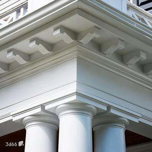 Ensemble de colonnes romaines en <span class=keywords><strong>polystyrène</strong></span> EPS, avec chapiteau sculpté, base robuste, installation facile, pour entrée de villa - Product Image 4