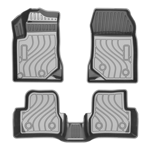 Tapis de sol en TPE en fibre de carbone, nouveau matériau, pour <span class=keywords><strong>PEUGEOT</strong></span> 208 2021 2022, ensembles complets, haute résistance, imperméable, tapis de voiture - Product Image 1