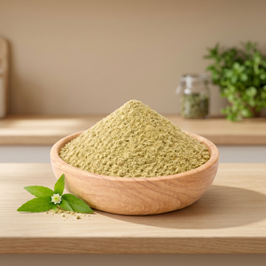 Poudre de Bhringraj pure séchée, moutonnée finement, poudre botanique pour la vente en gros et l'exportation - Product Image 3