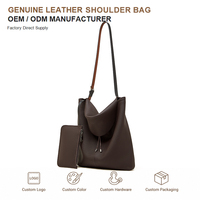 Sac Hobo en Cuir Pleine Fleur Contemporain, Design Souple Grande Capacité pour le Travail et les Week-ends, Sac à Bandoulière Femme, Marque Privée
