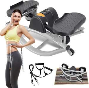 Appareil de fitness à basse intensité RS Indoor Rock <span class=keywords><strong>Stepper</strong></span> pour entraînements à domicile, simulateur de marche latérale en métal - Product Image 1
