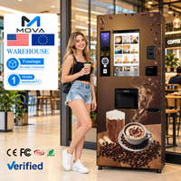 Distributeur automatique de café en grains, expresso, Americano, écran tactile, commercial, pour bureau, hôtel, café, basé sur le cloud