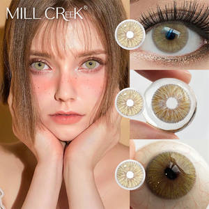 Haipurecon Angles N <span class=keywords><strong>สี</strong></span><span class=keywords><strong>น้ำตาล</strong></span>14.2มม. วัสดุ Hema <span class=keywords><strong>สี</strong></span>เครื่องสำอาง<span class=keywords><strong>คอนแทคเลนส์</strong></span>สองชิ้นใหม่สไตล์ธรรมชาติขายส่ง - Product Image 4