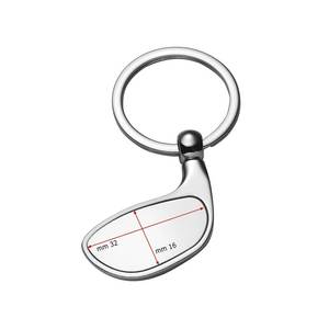 Llavero de metal con diseño minimalista y acabado elegante para llaves y bolsos - Product Image 2