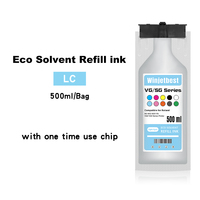 Tinta Eco Solvente para Estampado Roland SG2-300 SG2-540 500ml TE TE2 con Chip, Precio de Fábrica, Venta al Por Mayor