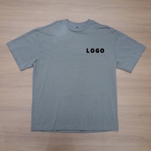 เสื้อยืดผู้ชายขายดี ผ้าฝ้าย 100% พิมพ์ลายปัก ดีไซน์เท่ ทรงโอเวอร์ไซส์ คุณภาพสูง สำหรับฤดูร้อน - Product Image 1