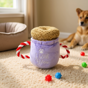 Jouet pour chien en peluche Yommy Teacup 12 cm, jouet interactif pour animaux de compagnie - Product Image 3