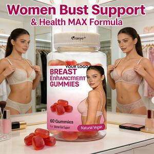 OEM/ODM Brust-Gummis für Frauen zur Brustunterstützung & Gesundheit 5X Kräuterergänzungsmittel Sägepalme, Wilde Yamswurzel für BBL-Kurven, Zuckerfrei Vegan - Product Image 5