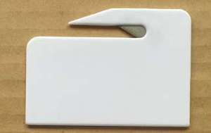 ที่เปิดจดหมายทำจากพลาสติกที่มีตัวอักษร - Product Image 3