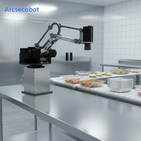 Bras robotisé compact et économique pour ligne d'emballage de biscuits