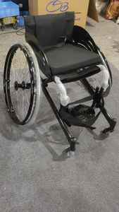 Silla de ruedas deportiva activa de bádminton con ruedas anchas, silla de ruedas de aluminio ligera adaptable para niños y adultos - Product Image 6