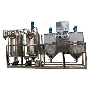 Máquina de refinación de aceite comestible, máquina para refinar aceite vegetal, maquinaria de refinación de aceite de palma a pequeña escala