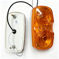 Feu de position latéral 12 LED 12V 24V 10-30V 1025126mm Ambre Rouge Blanc pour Camion Remorque VR Véhicule – Pièces de rechange