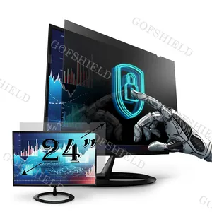 Parlamayı azaltın ekran koruyucu koruyucu 24 inç bilgisayar monitör ekranı filmi çizilmeye dayanıklı Anti mavi işık koruyucu filtre