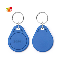 Carte de contrôle d'accès réinscriptible personnalisée Key Fob 13.56Mhz IC Tags Key